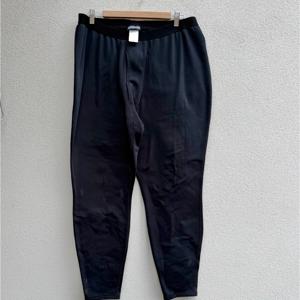 Patagonia XXL fleece Lined Men's Black thermal Pants